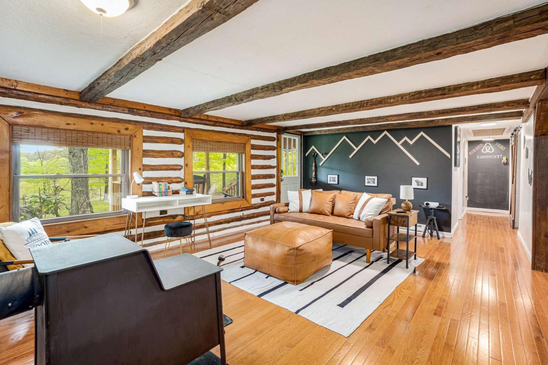 Modernized Log Cabin W Hot Tub Fire Pit & Views Berkeley Springs Extérieur photo